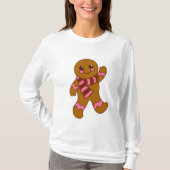 Gingerbread Boy Holiday T-shirt (Voorkant)
