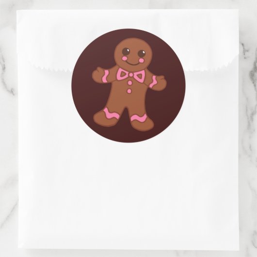 Gingerbread Boy Sticker (Tas)