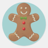 Gingerbread Boy Sticker (Voorkant)