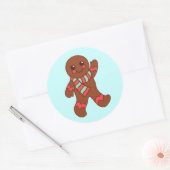 Gingerbread Boy Sticker (Envelop)