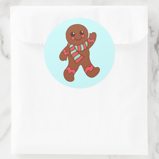 Gingerbread Boy Sticker (Tas)