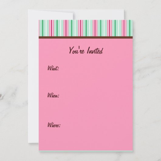 Gingerbread Boy Uitnodigingen (Achterkant)