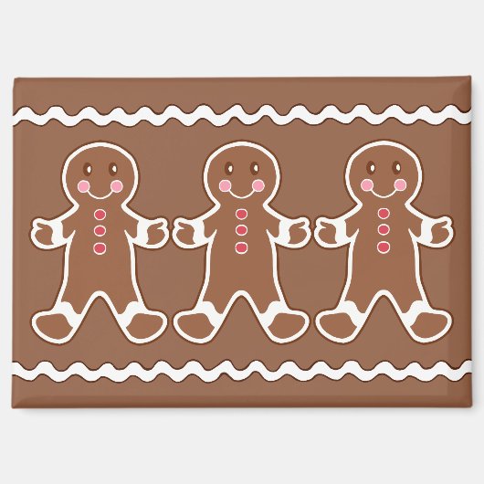 Gingerbread Boys Magnet (Voorkant)