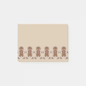 Gingerbread Boys Post Het Opmerkingen Post-it® Notes (Voorkant)