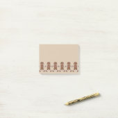 Gingerbread Boys Post Het Opmerkingen Post-it® Notes (Op bureau)