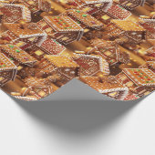 Gingerbread buurt #2 cadeaupapier (Hoek)