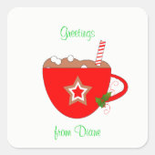 Gingerbread Cacao Stickers (Voorkant)