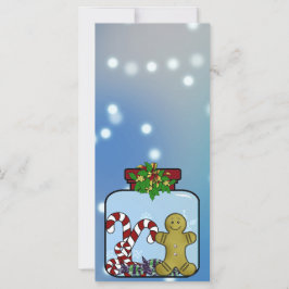 Gingerbread & Candy Jar Christmas Kaart