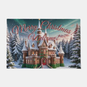 Gingerbread Castle uit het kerstbos Deurmat (Voorkant)