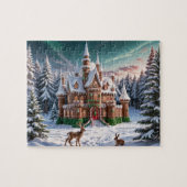 Gingerbread Castle uit het kerstbos Legpuzzel (Horizontaal)