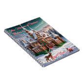 Gingerbread Castle uit het kerstbos Notitieboek (Rechterzijde)