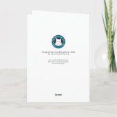 Gingerbread Cat  & Cookies, 2025 Kaart (Achterkant)