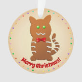 Gingerbread Cat en een Gingerbread Heart Ornament (voorkant)