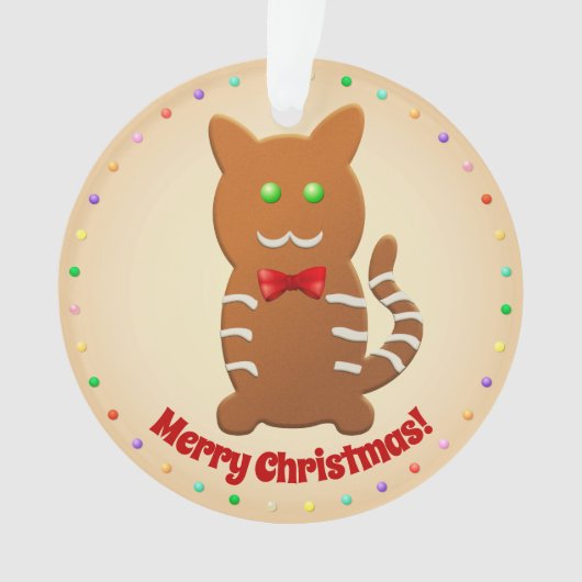 Gingerbread Cat en een Gingerbread Heart Ornament (voorkant)