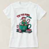Gingerbread Christmas Book Lover T-shirt (Design voorkant)