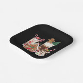 Gingerbread Christmas Coffee Lover Gift Kerstmis Papieren Bordje (Gebogen)