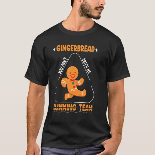 Gingerbread Christmas Cookie Baking Holiday Costum T-shirt (Voorkant)
