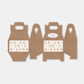 Gingerbread Christmas Cookie Exchange kraftpapier Bedankdoosjes (Uitgevouwen)