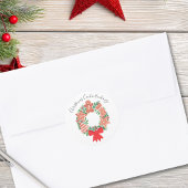 Gingerbread Christmas Cookie Exchange Ronde Sticker