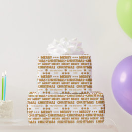 Gingerbread Christmas Cookies Alfabet Naam Cadeaupapier