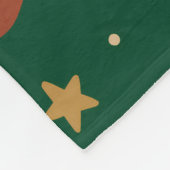 Gingerbread Christmas Fun Fleece Deken (Hoek)