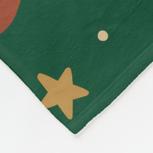 Gingerbread Christmas Fun Fleece Deken (Hoek)