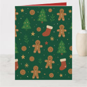 Gingerbread Christmas Fun Kaart (Voorkant)