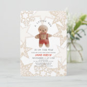 Gingerbread Christmas Holiday Boy Baby shower Kaart (Staand voorkant)