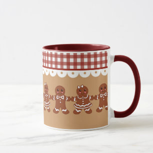 Gingerbread Christmas Holiday Coffee Mok