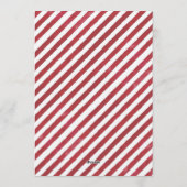 Gingerbread Christmas Holiday Party Kaart (Achterkant)