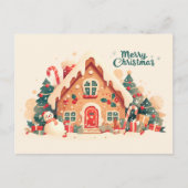 Gingerbread Christmas House Briefkaart (Voorkant)