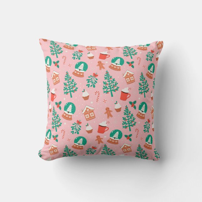 Gingerbread Christmas  Kussen (Voorkant)
