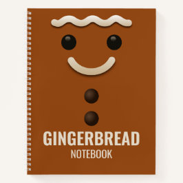 Gingerbread Christmas Notebook Cover – Graph Paper Notitieboek