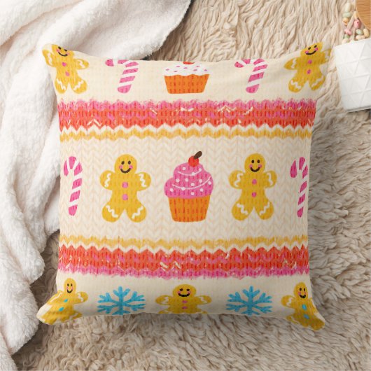 Gingerbread Christmas Pillow Kussen (Deken)