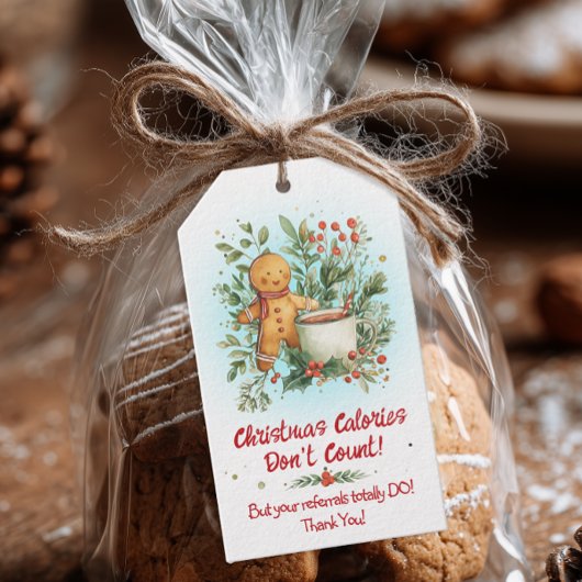 Gingerbread Christmas Pop-By Cadeaulabel