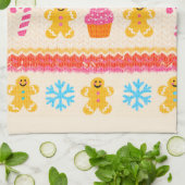 Gingerbread Christmas Tea Towel Theedoek (Gevouwen)