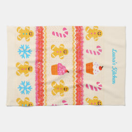 Gingerbread Christmas Tea Towel Theedoek