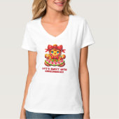 Gingerbread Christmas, Vrolijk kerstfeest, Snoep T-shirt (Voorkant)