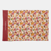 Gingerbread Citrus Spice Christmas familienaam toe Theedoek (Horizontaal)