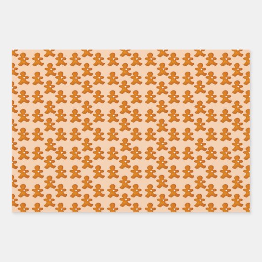 Gingerbread Citrus Spice Gingham Rustic Christmas Inpakpapier Vel (Voorkant 2)