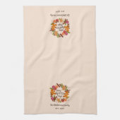 Gingerbread Citrus Spice Wreath Kerstvakantie Theedoek (Verticaal)