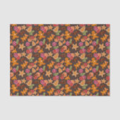 Gingerbread Citrus Spices Rustieke kerstvakantie Tissuepapier (Voorkant)