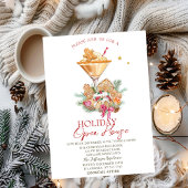 Gingerbread Cocktail Cookies Holiday Open Huis Kaart