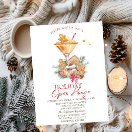 Gingerbread Cocktail Cookies Holiday Open Huis Kaart