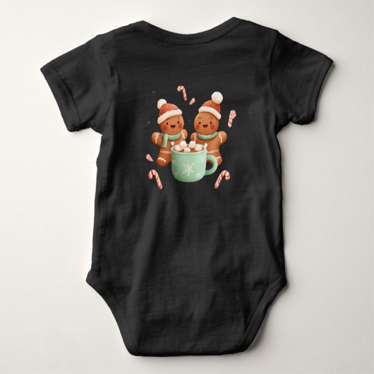 Gingerbread Cocoa Party Romper (Achterkant)