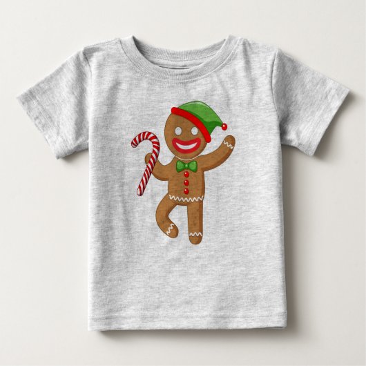 Gingerbread Cookie Baby T-shirt (Voorkant)