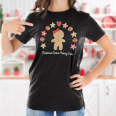 Gingerbread Cookie Baking Crew Schattige Meisje Va T-shirt