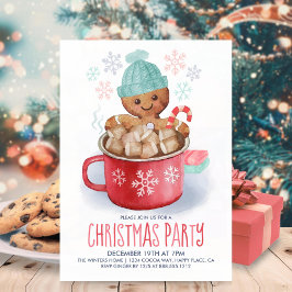 Gingerbread Cookie & Cacao Kerstfeest Kaart