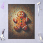 Gingerbread Cookie Christmas Art Tissuepapier (Craft)