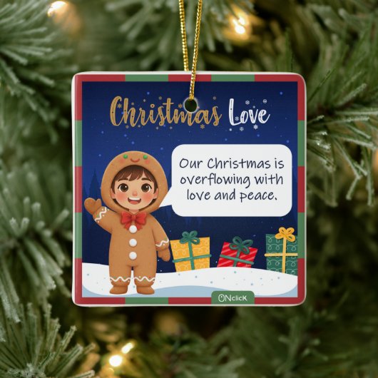 Gingerbread Cookie Christmas Ornament (Boom)